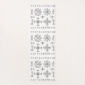 Viking Runes Yogamat (Achterkant)