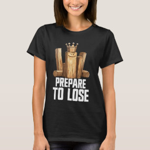 Viking schaakgazon spel set Kubb Yard spel Legend T-shirt