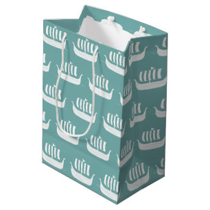 Viking schepen giftzak medium cadeauzakje