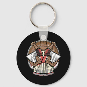 Viking Schild - Krijger Logo Sleutelhanger