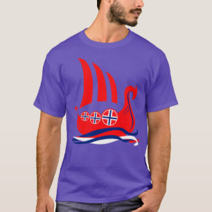 Viking schip Noorwegen T-shirt