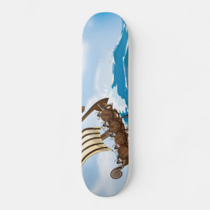 Viking schip skateboard