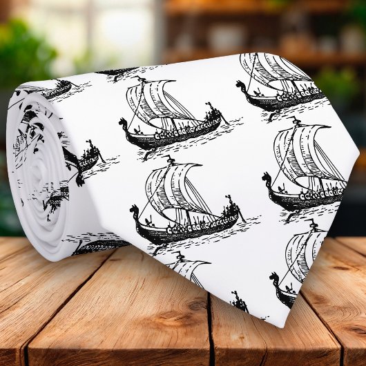Viking schip stropdas