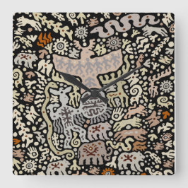 Viking Shaman Ritual Wall klok