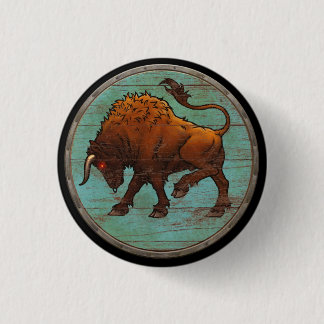 Viking Shield Button - Auroch