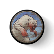 Viking Shield Button - Polar Beer