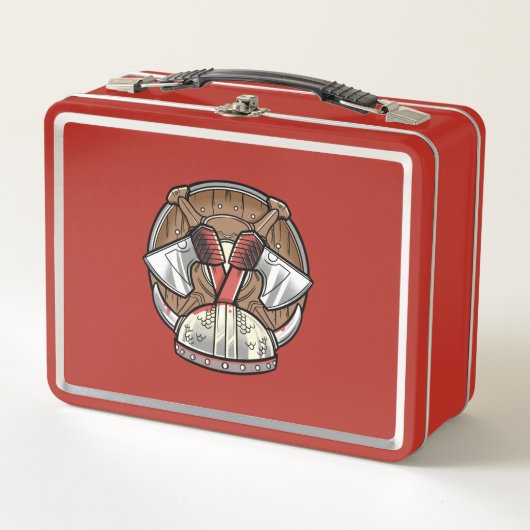 Viking Shield Cartoon Logo (Voorkant)
