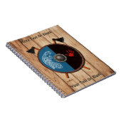 Viking Shield en bijlen Notitieboek (Rechterzijde)