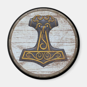 Viking Shield Magnet - Mjolnir Magneet