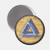 Viking Shield Magnet - Noix de caille (Recto/Verso)