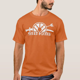 Viking Shield Maiden Scandinavian folklore Vrouw T-shirt