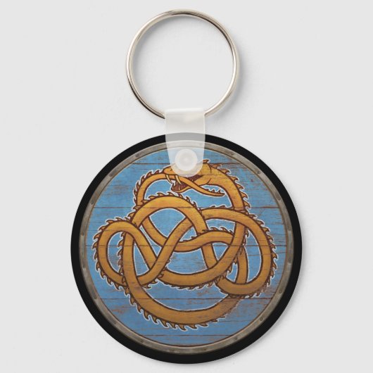 Viking Shield Sleutelhanger - Jörmungandr (Voorkant)