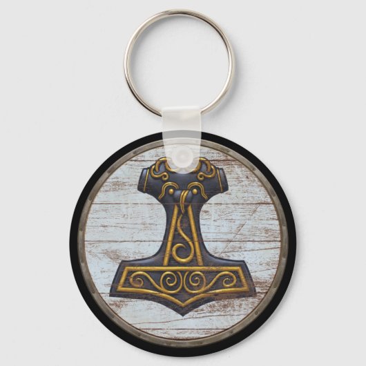 Viking Shield Sleutelhanger - Thors hamer (Voorkant)