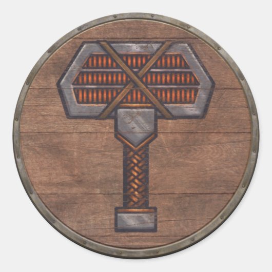 Viking Shield Sticker (Voorkant)