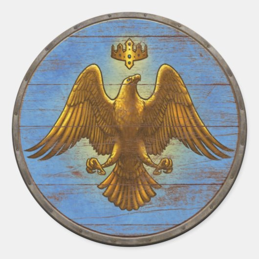 Viking Shield Sticker - Adelaar (Voorkant)