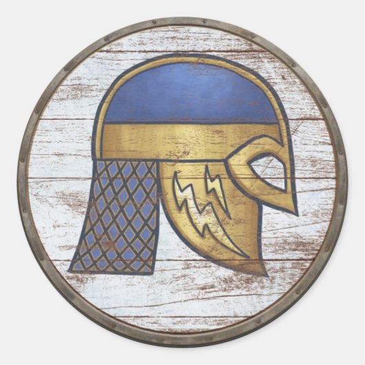Viking Shield Sticker - Helm (Voorkant)