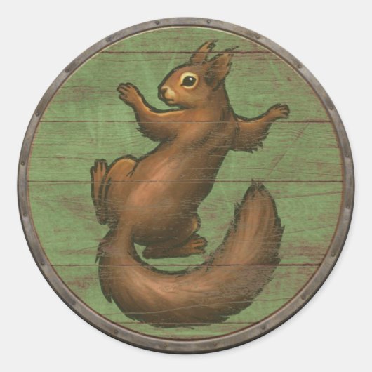 Viking Shield Sticker - Ratatoskr (Voorkant)