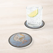 Viking Shield - Valkyrie Zandsteen Onderzetter (Zijkant)