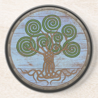 Viking Shield - Yggdrasil Zandsteen Onderzetter