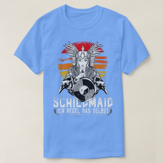 Viking Shieldmaiden  Raven T-shirt (Design voorkant)