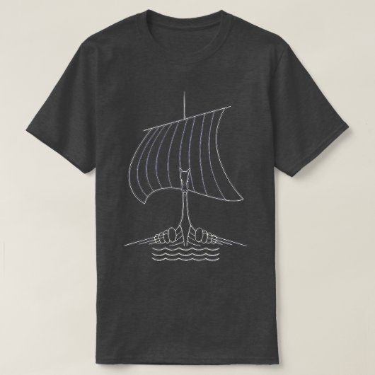Viking Ship 24 T-shirt (Design voorkant)