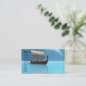 Viking Ship 2 Carte de visite (Debout devant)