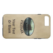 Viking Ship and Northern Lights Case-Mate iPhone Case (Achterkant (Horizontaal))