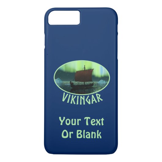 Viking Ship and Northern Lights Case-Mate iPhone Case (Achterkant)