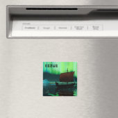 Viking Ship and Northern Lights Magneet (Insitu (Vaatwasser))