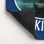 Viking Ship and Northern Lights Muismat (Hoek)