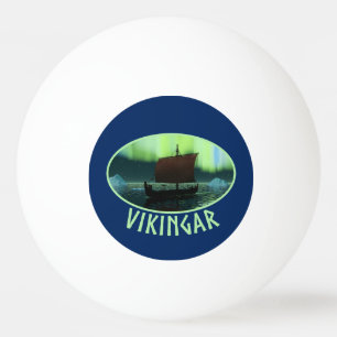 Viking Ship and Northern Lights Pingpongballen