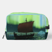 Viking Ship and Northern Lights Toilettasje (Achterkant)