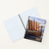 Viking Ship Carnet à thème Personnalisé (Intérieur)