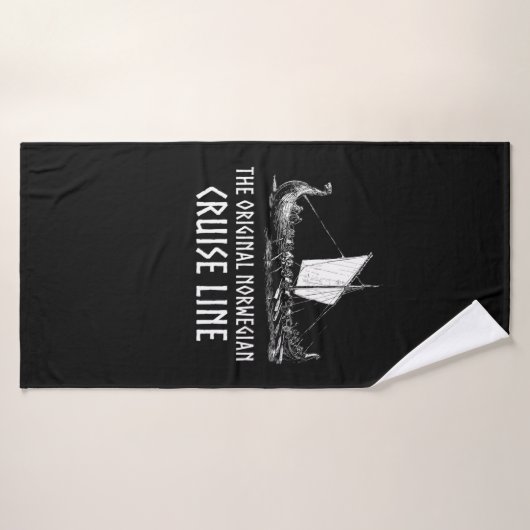 Viking Ship Cruise Line Odin en Valhalla Badhanddoek (Badhanddoek)