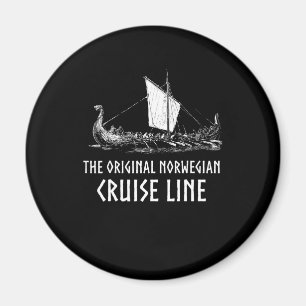 Viking Ship Cruise Line Odin en Valhalla Magneet