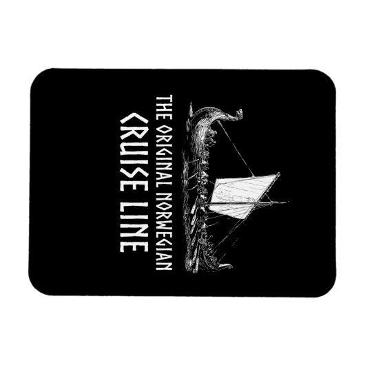 Viking Ship Cruise Line Odin en Valhalla Magneet (Horizontaal)