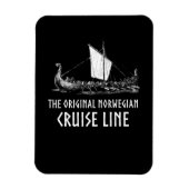 Viking Ship Cruise Line Odin en Valhalla Magneet (Verticaal)
