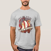 Viking Ship Funny Shopping Quote T-shirt (Voorkant)