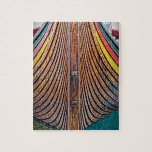 Viking Ship Hull - 8 x 10 - 110 stuks. Jigzaag Puz Legpuzzel