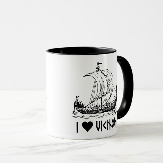 Viking Ship Mok (Voorkant rechts)