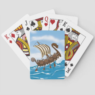Viking Ship Pokerkaarten