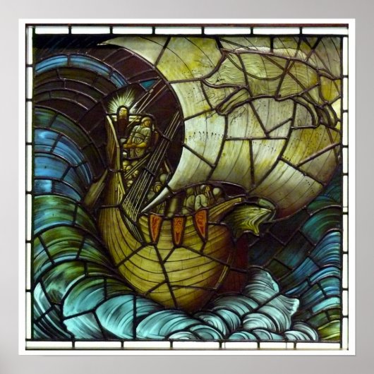 Viking Ship Poster (Voorkant)