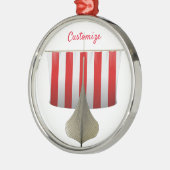 Viking Ship Sailing Thunder_Cove Metalen Ornament (Links)