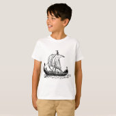 Viking Ship T-shirt (Voorkant volledig)