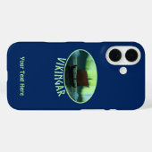 Viking Ship under Northern Lights Case-Mate iPhone Case (Achterkant (horizontaal))