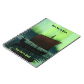 Viking Ship under Northern Lights Notitieboek (Linkerzijde)