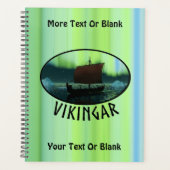 Viking Ship under Northern Lights Planner (Voorkant)
