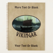 Viking Ship under Northern Lights Planner (Voorkant)