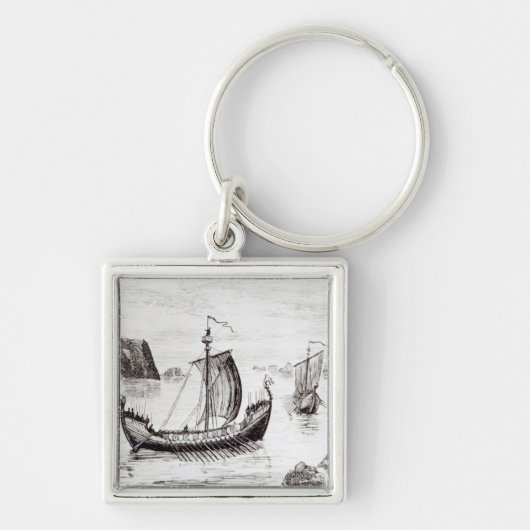 Viking Ships Sleutelhanger (Voorkant)