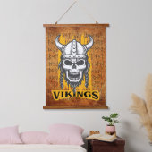 Viking Skeleton Hanging Tapestry Hangend Wandkleed (Slaapkamer)